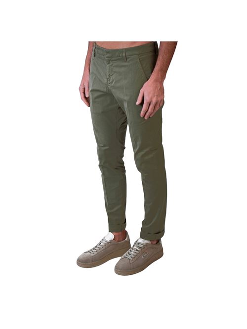 Pantaloni uomo chino cotone verde DONDUP | UP235GSE046IZ1900