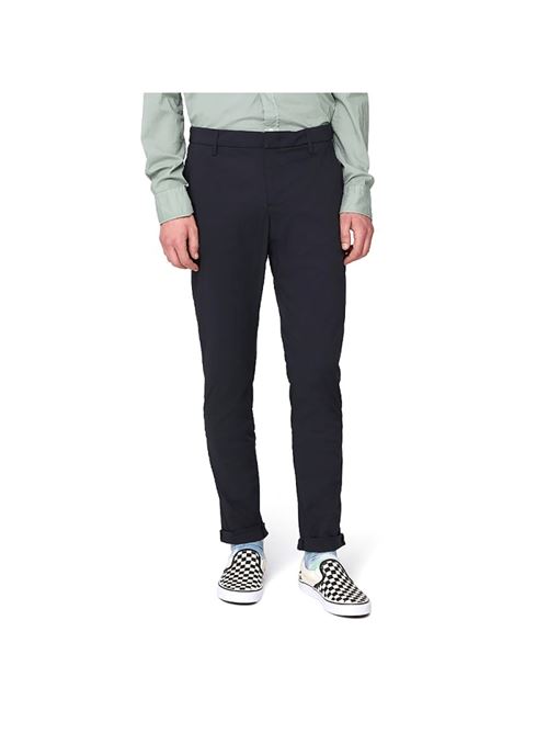 Pantaloni uomo chino cotone nero DONDUP | UP235PS0020002999