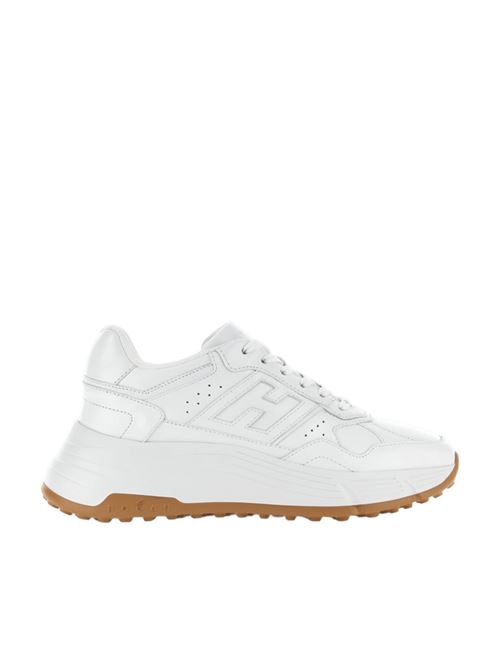 sneakers donna pelle bianca HOGAN | SCARPE | HXW6690FK70JUSB001