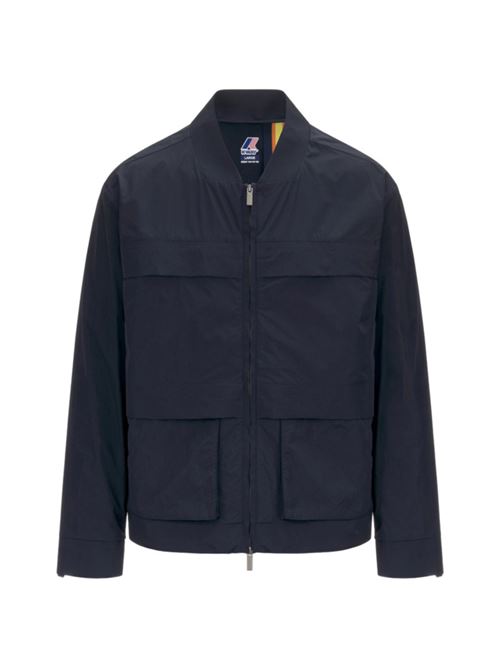 giubbotto uomo nylon blu K-WAY | GIACCONI E GIUBBOTTI | K7132QWK89