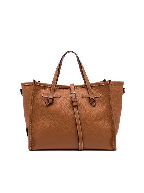 borsa shopping pelle bubble double caramel GIANNI CHIARINI | 9332BBLTU1117