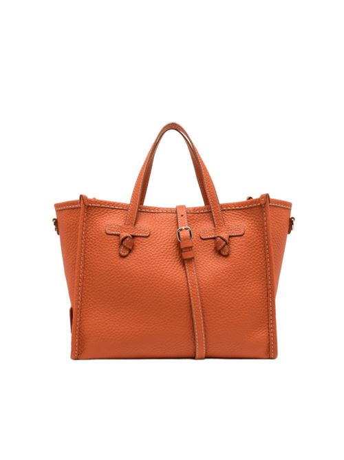 borsa shopping pelle bubble double corallo GIANNI CHIARINI | 9332BBLTU714