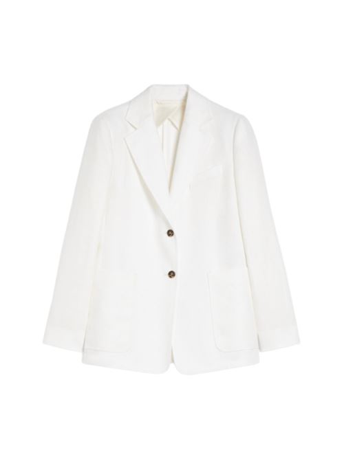 blazer donna lino bianco MAX MARA | 11041072349001