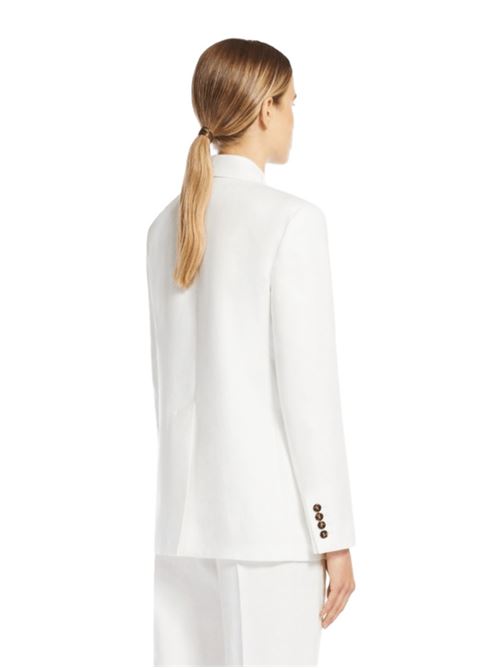 blazer donna lino bianco MAX MARA | 11041072349001