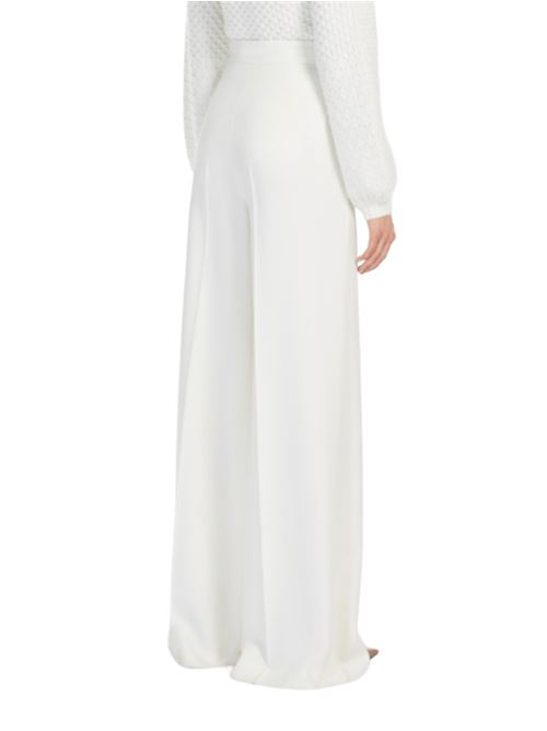 pantalone donna vita alta lana bianco MAX MARA | 11131011330001