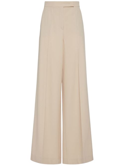 pantalone donna vita alta lana albino MAX MARA | 11131011330002