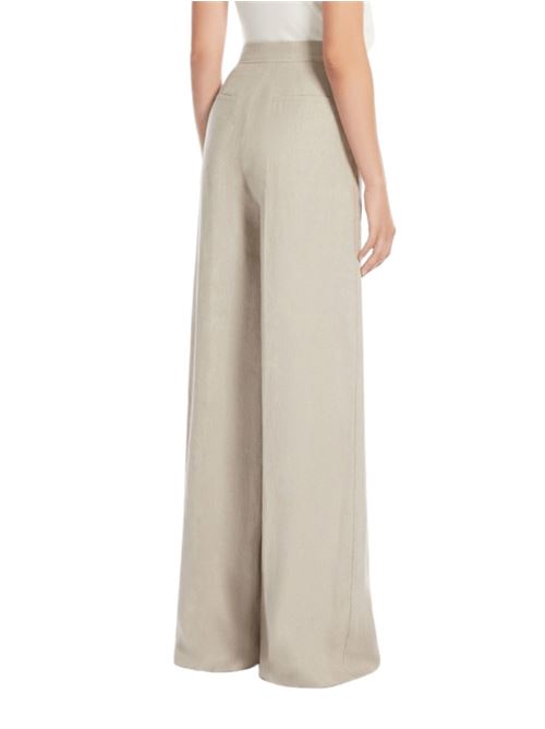 pantalone donna gamba larga lino grezzo MAX MARA | 11131092206001