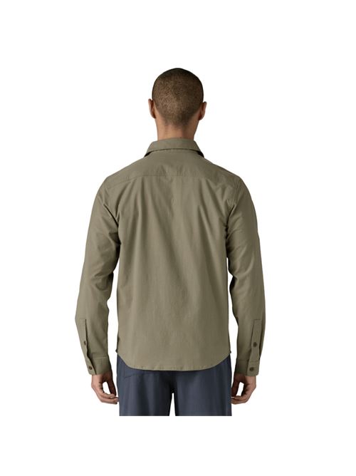 camicia uomo manica lunga misto cotone green PATAGONIA | 41815RVGN