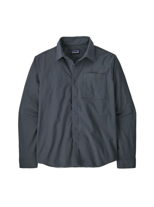 camicia uomo manica lunga misto cotone blu PATAGONIA | 41815SMDB