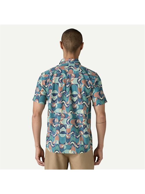 camicia uomo maniche corte misto cotone fantasia PATAGONIA | 52691SLGS