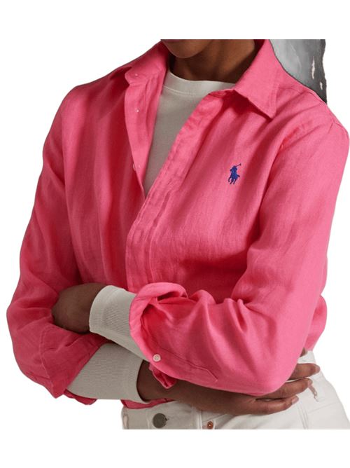 Camicia in lino POLO RALPH LAUREN | CAMICIE | 211970733007