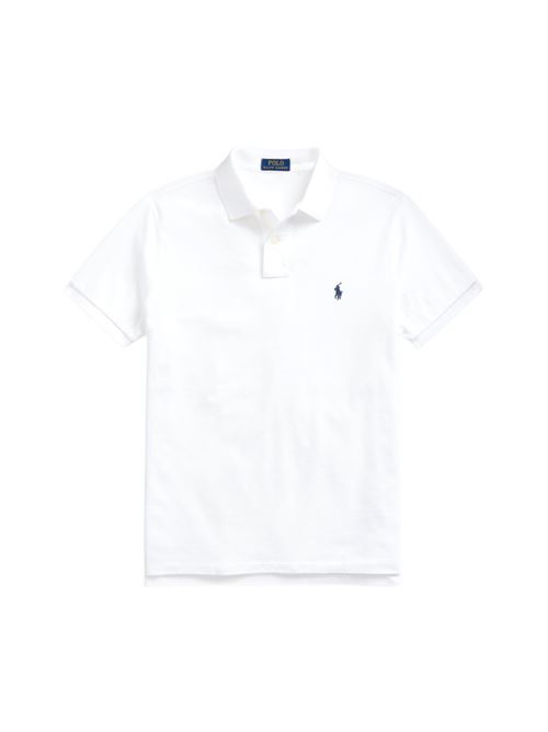 polo uomo custom/slim cotone piqué bianca POLO RALPH LAUREN | POLO | 710666998002