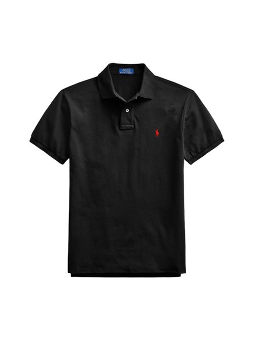 polo uomo slim cotone piqué black POLO RALPH LAUREN | POLO | 710795080006