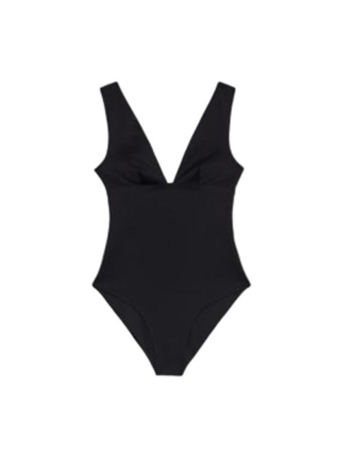 costume donna intero scollo V termosaldato nero MC2 SAINT BARTH | CAI00100058H00