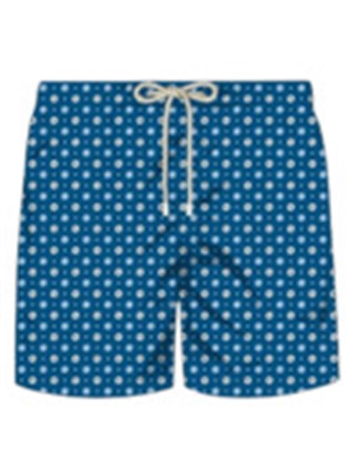 costume uomo pantaloncino stampa cravatta blu MC2 SAINT BARTH | COM000900281H61