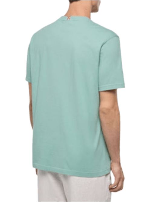t-shirt uomo manica corta cotone verde MC2 SAINT BARTH | DOV000100050HSB53EMB