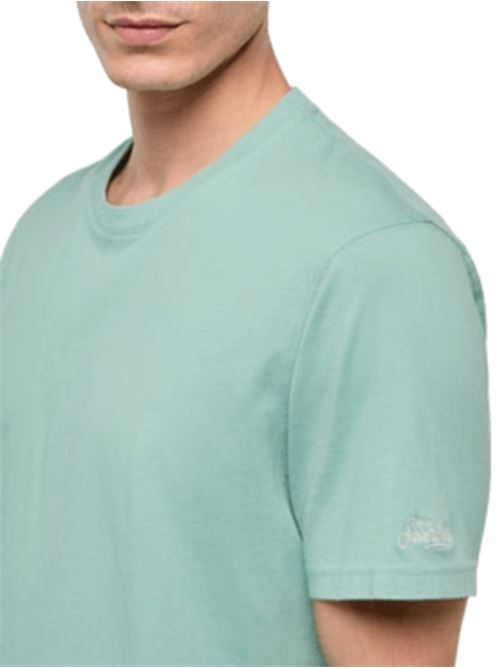 t-shirt uomo manica corta cotone verde MC2 SAINT BARTH | DOV000100050HSB53EMB