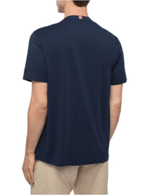 t-shirt uomo manica corta cotone blu MC2 SAINT BARTH | DOV000100134HSB61EMB