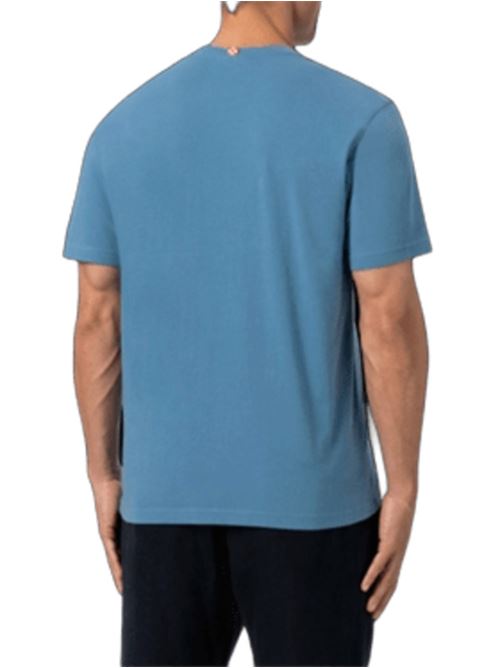 t-shirt uomo manica corta cotone celeste MC2 SAINT BARTH | DOV000100195HSB33EMB