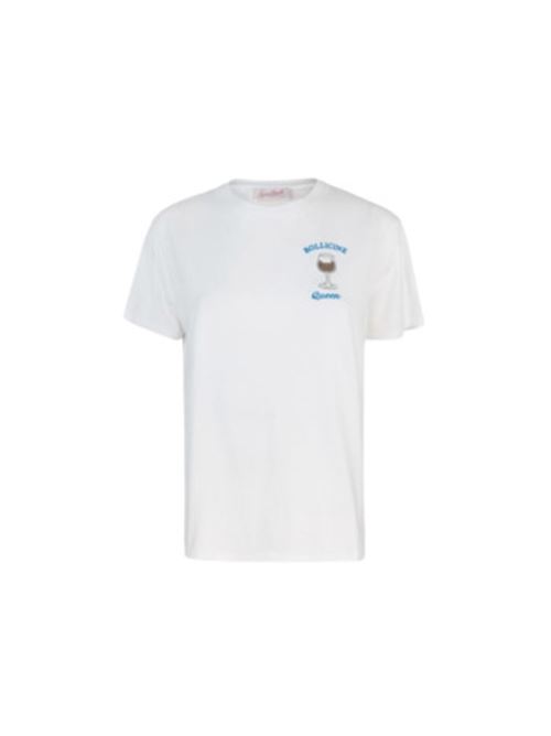 t-shirt donna maniche corte ricamo cotone bianco MC2 SAINT BARTH | EMI000103390H01NSTRASSEMB