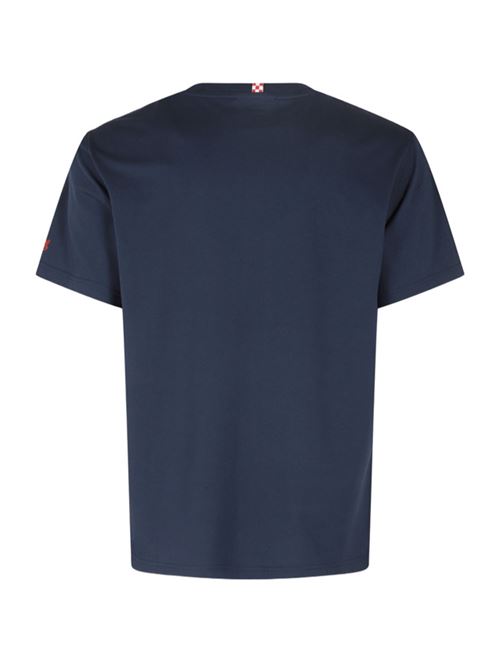 t-shirt uomo manica corta stampa official spritz taster cotone blu navy MC2 SAINT BARTH | TSHM00102444H61