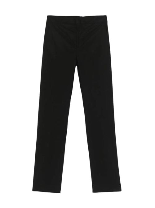 pantalone donna slim cotone stretch nero TWINSET | 251TT202F00006