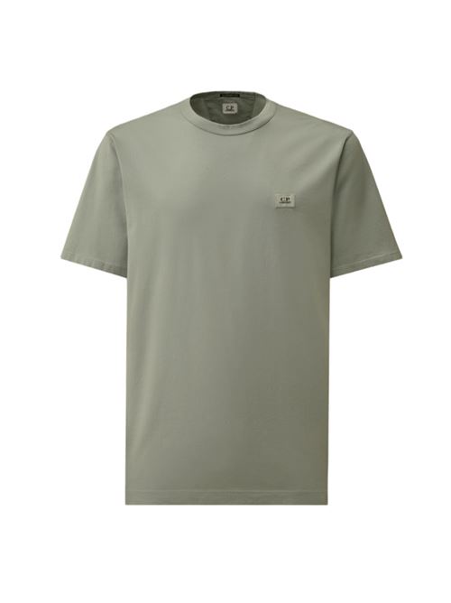 MERCERIZED JERSEY GASATO SHORT SLEEVE PATCH T-SHIRT C.P. COMPANY | T-SHIRT | TS113A006374G809