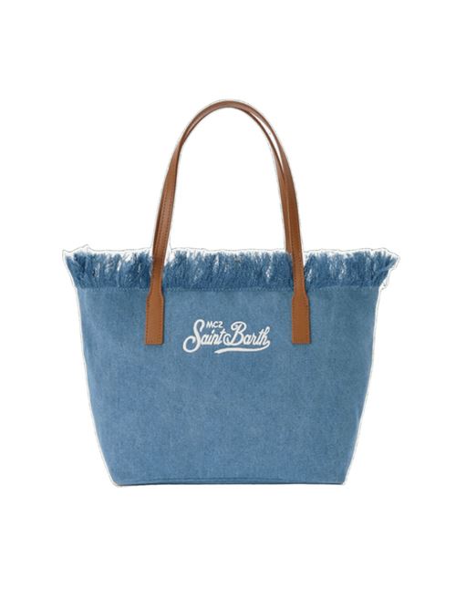 CITY BAG DENIM FRINGE MC2 SAINT BARTH | CBF000100436L