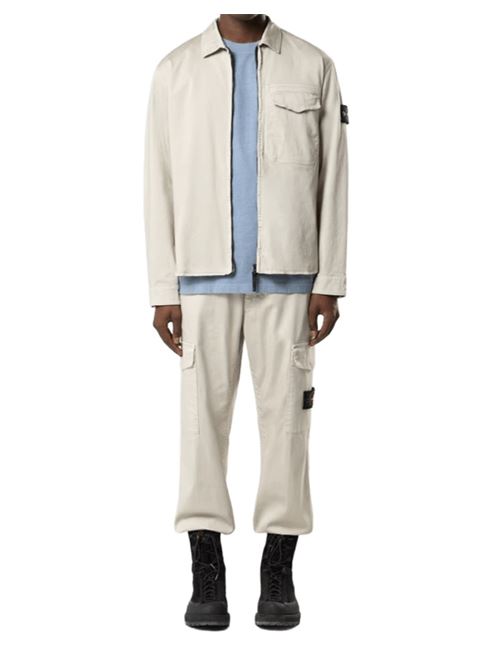 STRETCH ORGANIC COTTON SATIN STONE ISLAND | 1200015S0012V0061