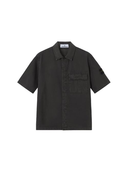 BRUSHED ORGANIC COTTON CANVAS 'OLD' EFFECT STONE ISLAND | 1200031S00WNV0165