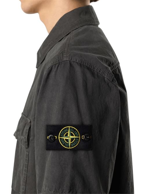 BRUSHED ORGANIC COTTON CANVAS 'OLD' EFFECT STONE ISLAND | 1200031S00WNV0165