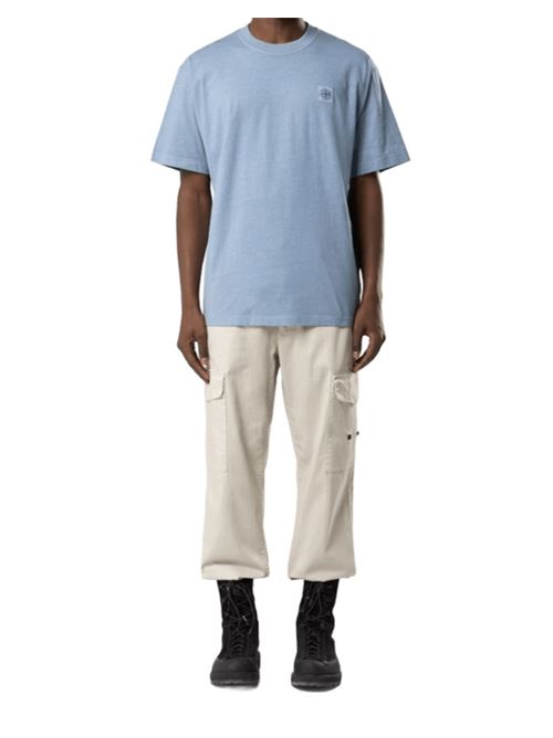 COMPASS COMBED ORGANIC COTTON JERSEY STONE ISLAND | 2100030S0115V0024