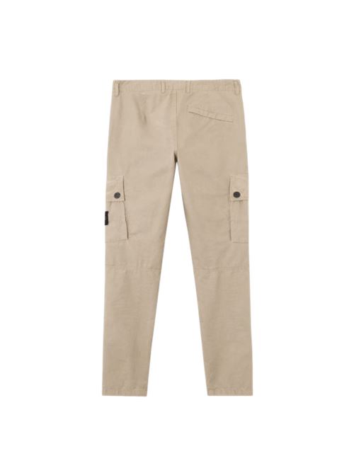 BRUSHED ORGANIC COTTON CANVAS 'OLD' EFFECT STONE ISLAND | 3100053S00WAV019A