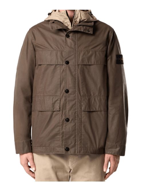 FELD JACKET WAXED PIGMENT COTTON TELA STONE ISLAND | 4100024S0290V007C