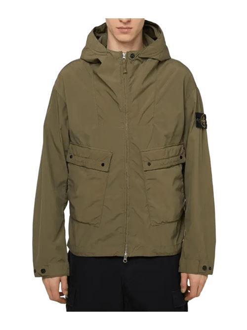 SHORT PARKA LIGHT COMPACT TOUCH POLY-TC STONE ISLAND | 4100052S0042V005G