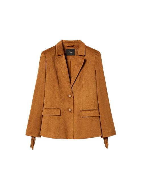 SUEDE FRANGE TWINSET | BLAZER | 261AP233110065