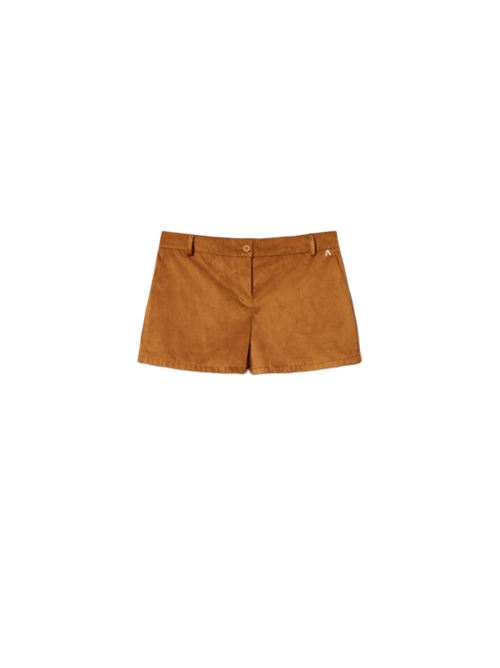 SUEDE TWINSET | SHORTS | 261AP233210065